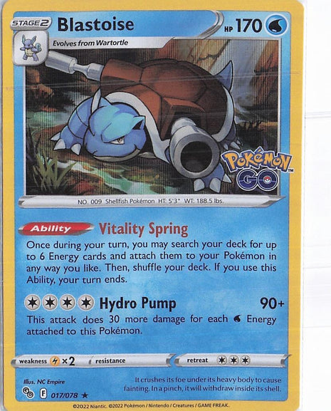 Blastoise 017/078 (H)