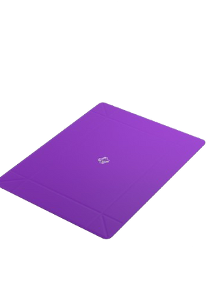 Gamegenic - Black/Purple Rectangle Magnetic Dice Tray