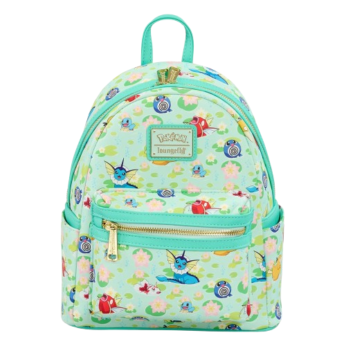 Loungefly - Pokemon: Water Type AOP Mini Backpack