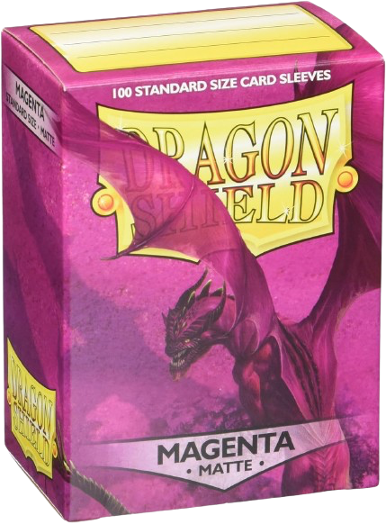 Dragon Shield - Matte Magenta Sleeves (100)