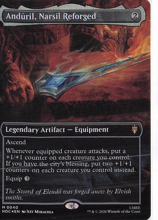 Anduril, Narsil Reforged M0040 (Foil)