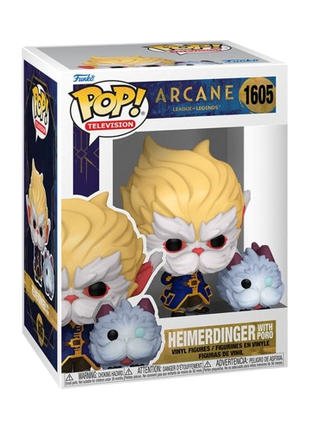 League of Legends - Arcane: Heimerdinger w/Poro #1605 Funko Pop!