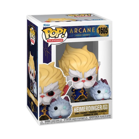 League of Legends - Arcane: Heimerdinger w/Poro #1605 Funko Pop!