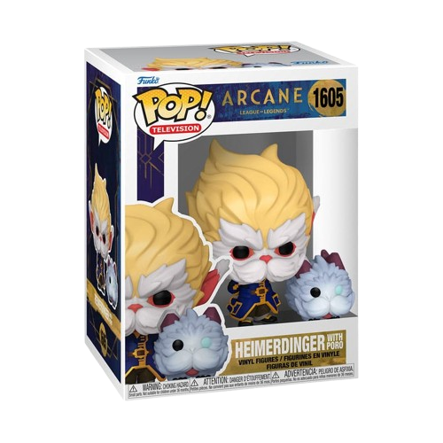 League of Legends - Arcane: Heimerdinger w/Poro #1605 Funko Pop!