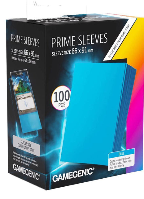 Gamegenic - Prime Blue 66x91 Sleeves (100)