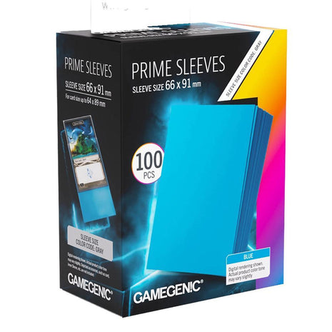 Gamegenic - Prime Blue 66x91 Sleeves (100)