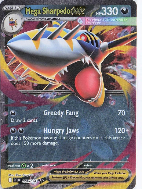 Mega Sharpedo ex 061/094