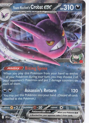 Team Rocket’s Crobat ex 122/182