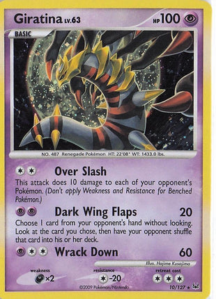Giratina LV.63 10/127 (Cosmic)