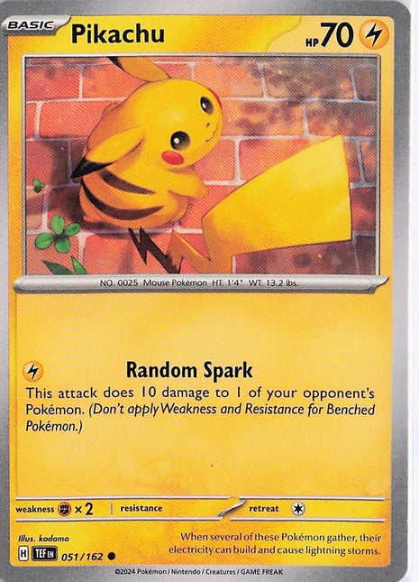 Pikachu 051/162