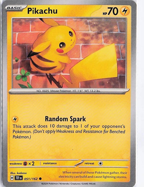 Pikachu 051/162