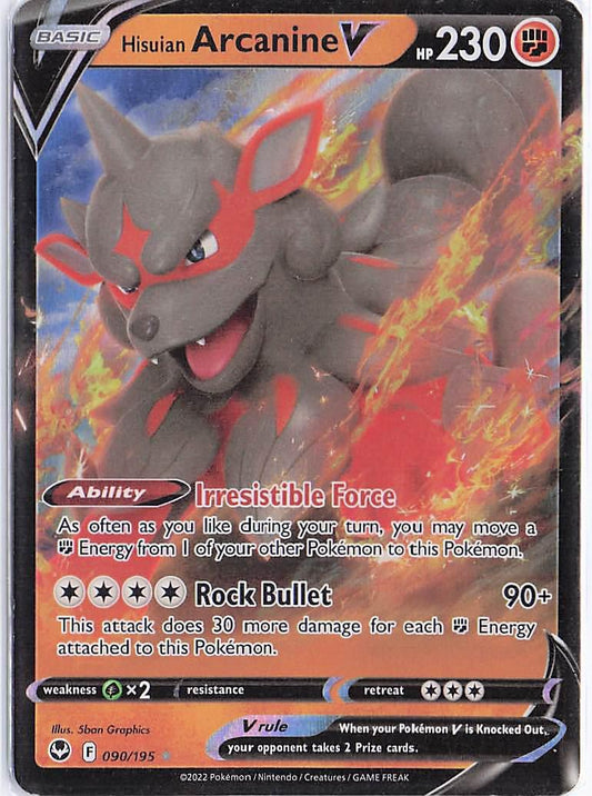 Hisuian Arcanine V 090/195