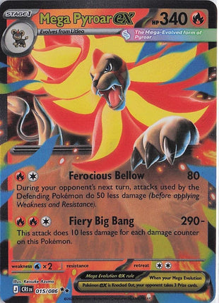 Mega Pyroar ex 015/086