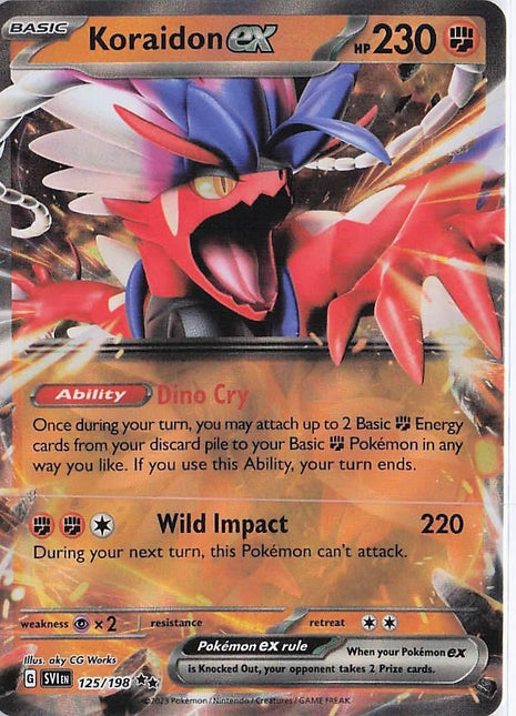 Koraidon ex 125/198