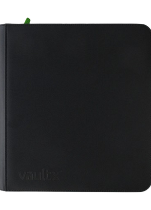 Vault X - Black 12 Pocket XL Zip Binder