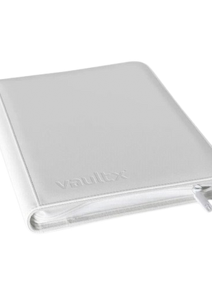 Vault X - White Edition 9 Pocket Zip Binder