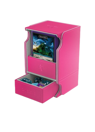 Gamegenic - Pink Watchtower 100+ Convertible Deck Holder