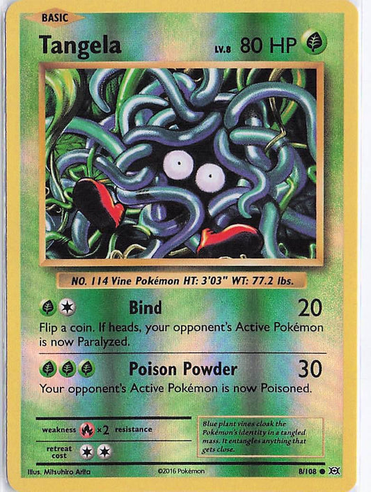 Tangela LV.8 8/108 (RH)