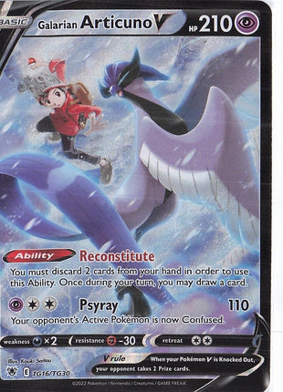 Galarian Articuno V TG16/TG30
