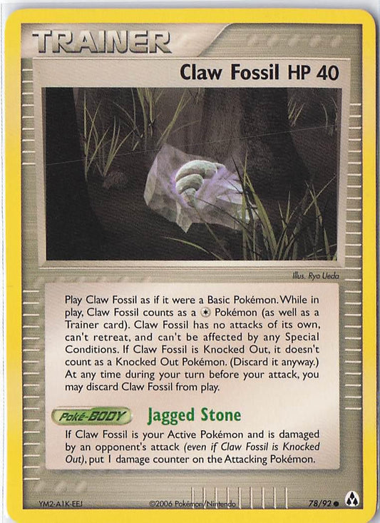 Claw Fossil HP 40 78/92