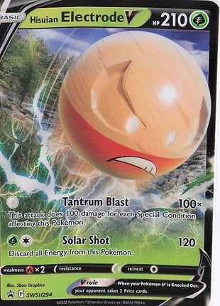 Hisuian Electrode V SWSH294