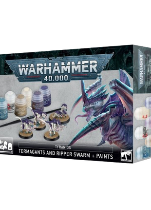 Warhammer: 40K - Tyranids: Termagants And Ripper Swarm + Paints