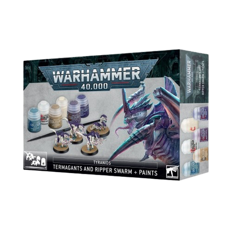 Warhammer: 40K - Tyranids: Termagants And Ripper Swarm + Paints