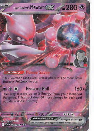 Team Rockets Mewtwo ex 079/217