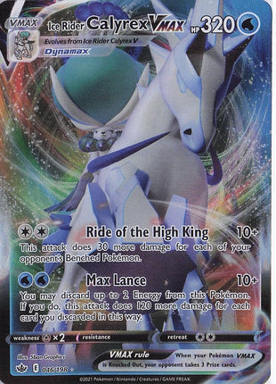 Ice Rider Calyrex VMAX 046/198