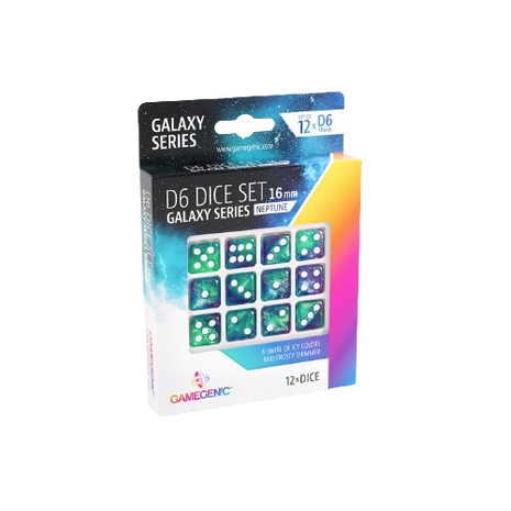 Gamegenic - Galaxy Series: Neptune D6 Dice Set