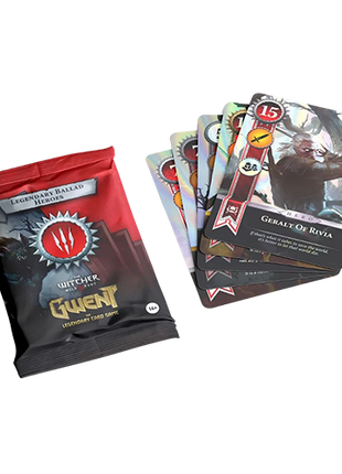 The Witcher - Gwent: The Legendary Card Game - Legendary Ballad Heroes Faction Foil Cards