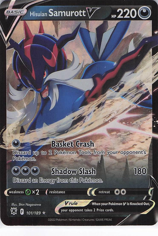 Hisuian Samurott V 101/189