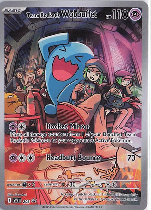 Team Rocket's Wobbuffet SVP 203