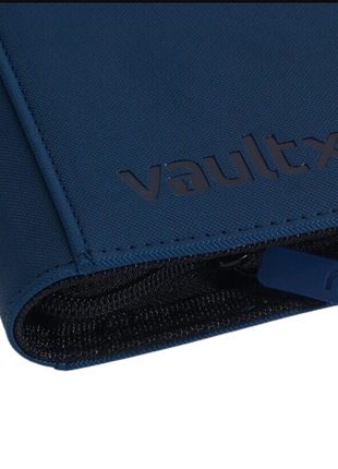 Vault X - Royal Blue 4 Pocket Zip Binder