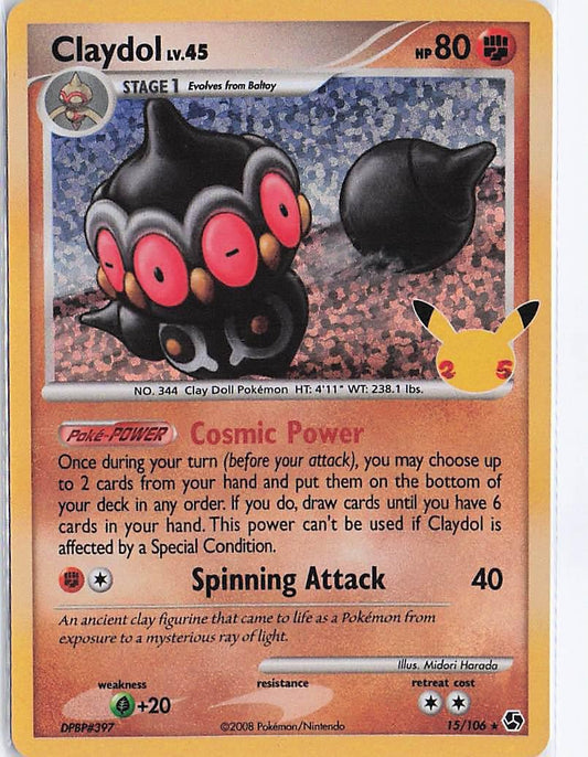 Claydol LV.45 15/106 (H)(S)