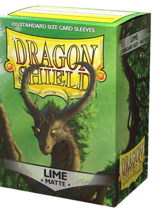 Dragon Shield - Matte Lime Sleeves (100)