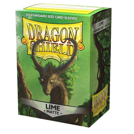 Dragon Shield - Matte Lime Sleeves (100)