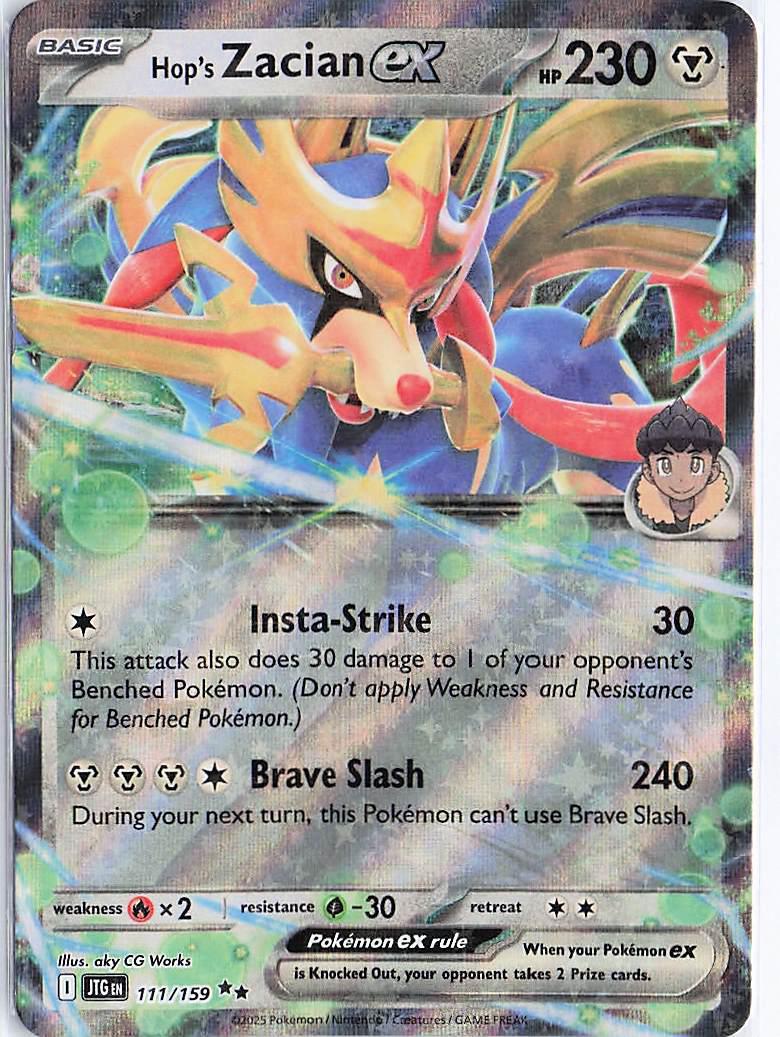 Hop’s Zacian ex 111/159