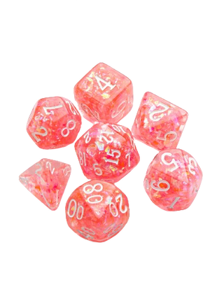 Gamegenic - Peach Candy-Like Series RPG Dice Set