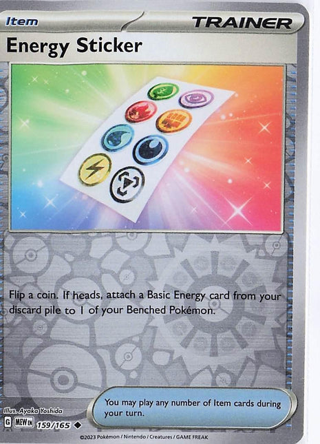 Energy Sticker 159/165 (RH)