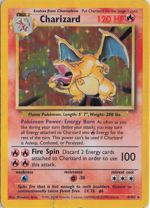 Charizard 4/102 (H) (D)
