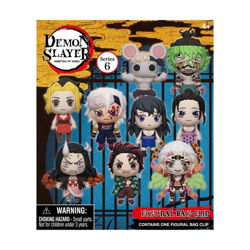 Demon Slayer - Series 6: 3D Character Bag Clip Blind Bag