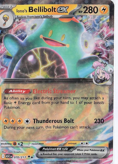 Iono’s Bellibolt ex 070/217