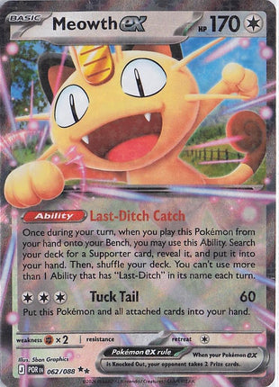 Meowth ex 062/088