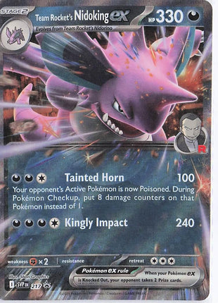 Team Rocket’s Nidoking ex SVP217