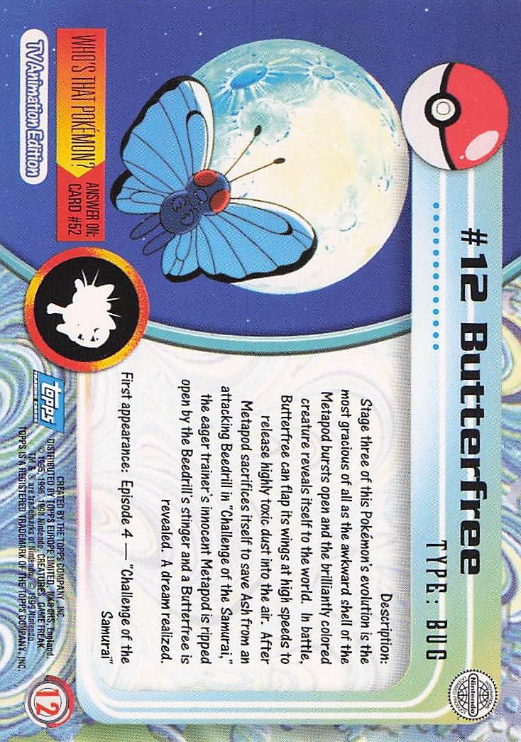 Topps - #12 Butterfree