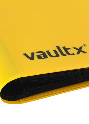 Vault X - Yellow 4 Pocket Strap Binder