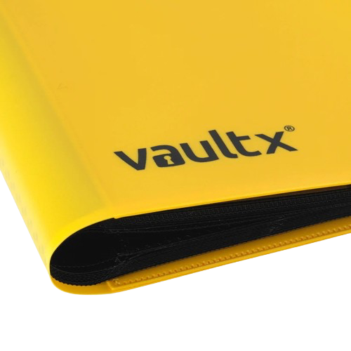 Vault X - Yellow 4 Pocket Strap Binder