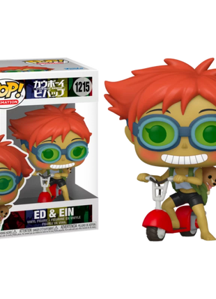 Cowboy Bebop - Edward on Scooter with Ein #1215 Funko Pop!