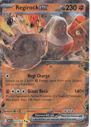 Regirock ex 107/217